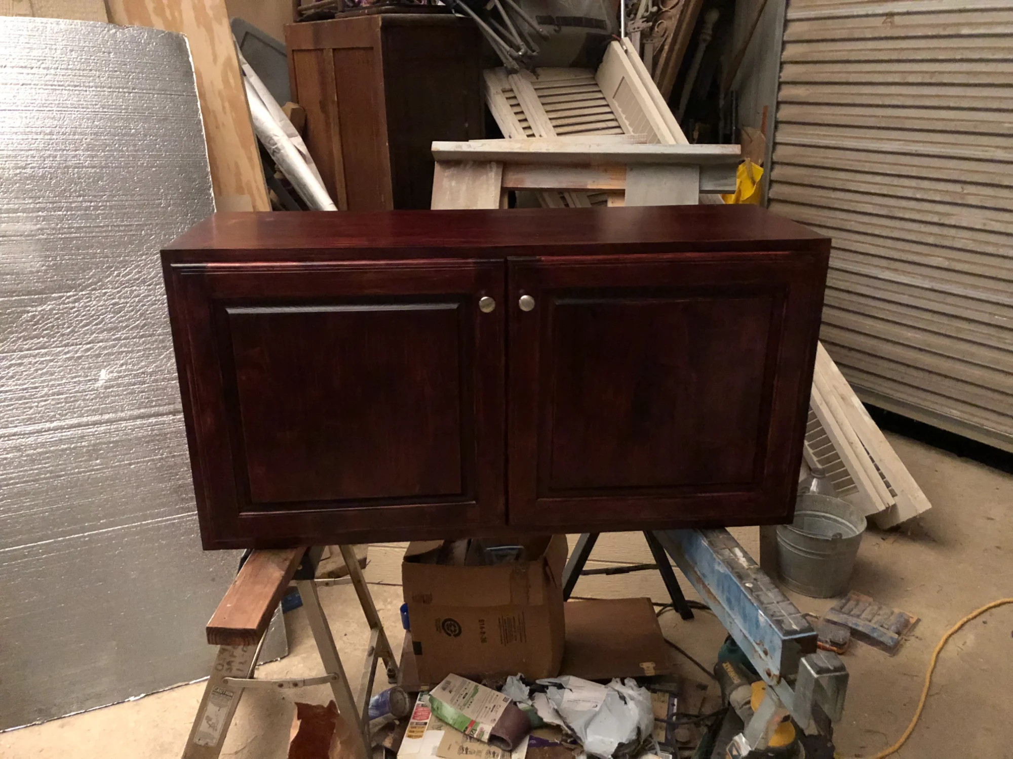 Staining and finish work