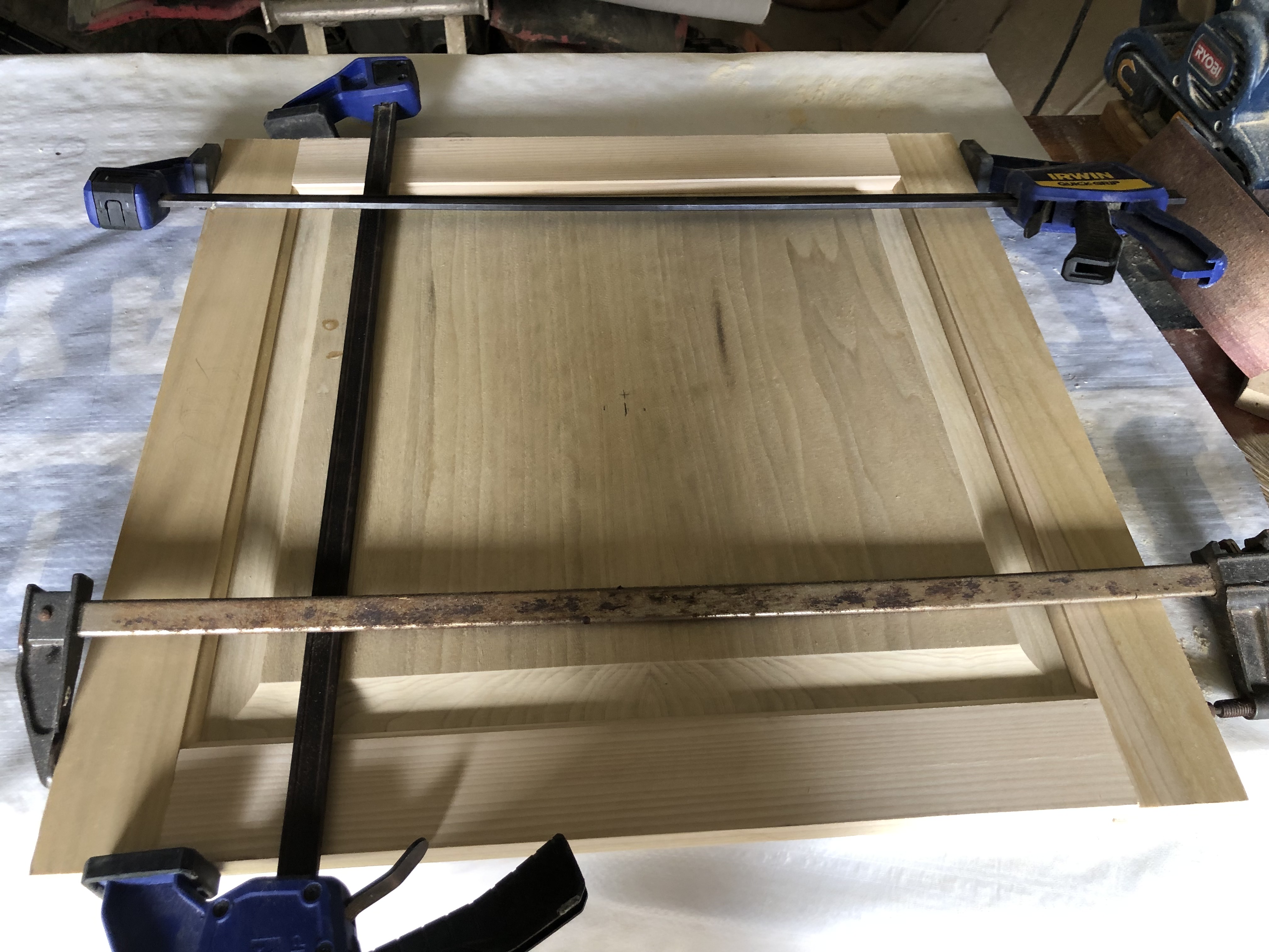 Custom cabinet door construction