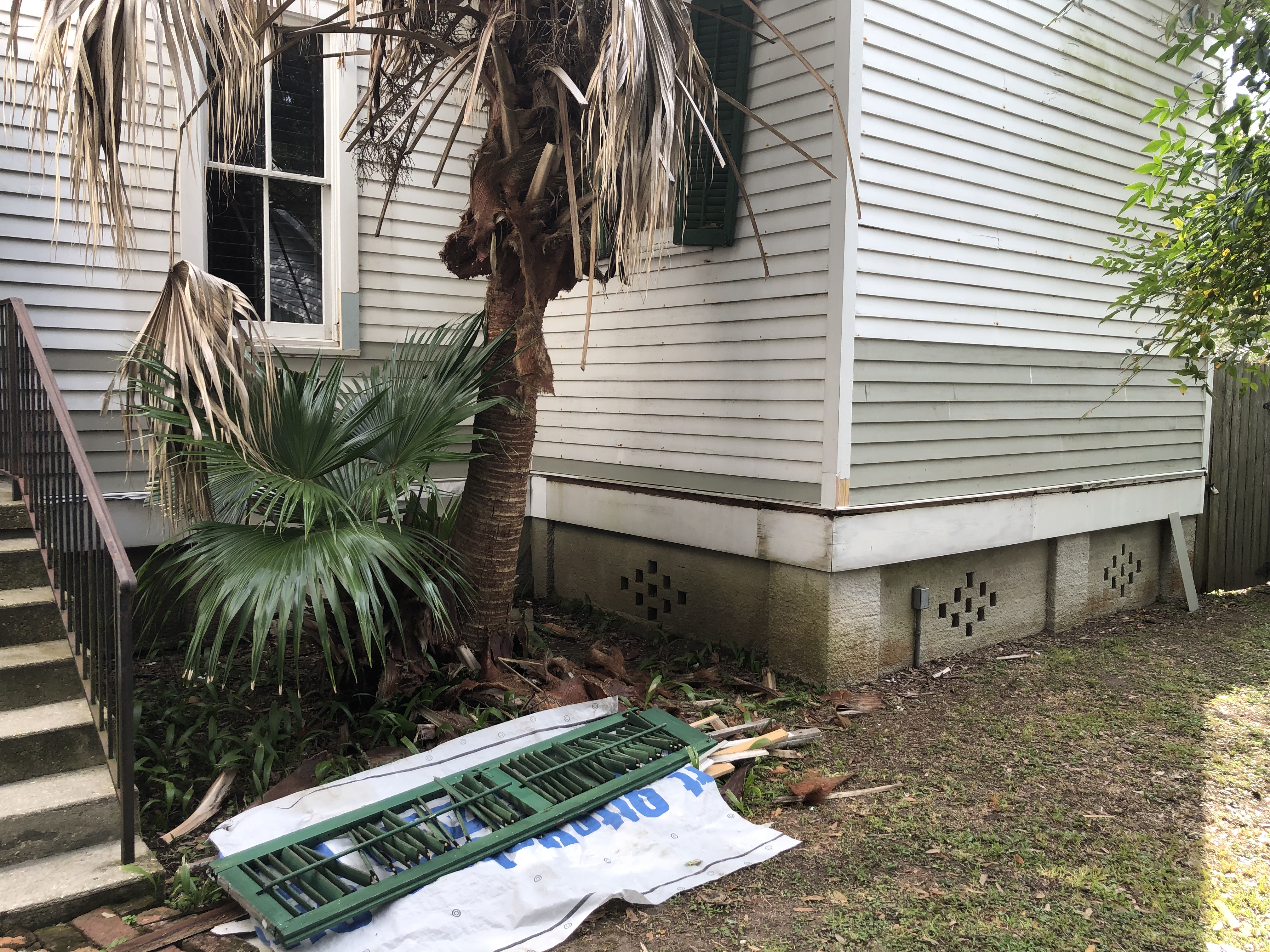 Storm damage exterior repair