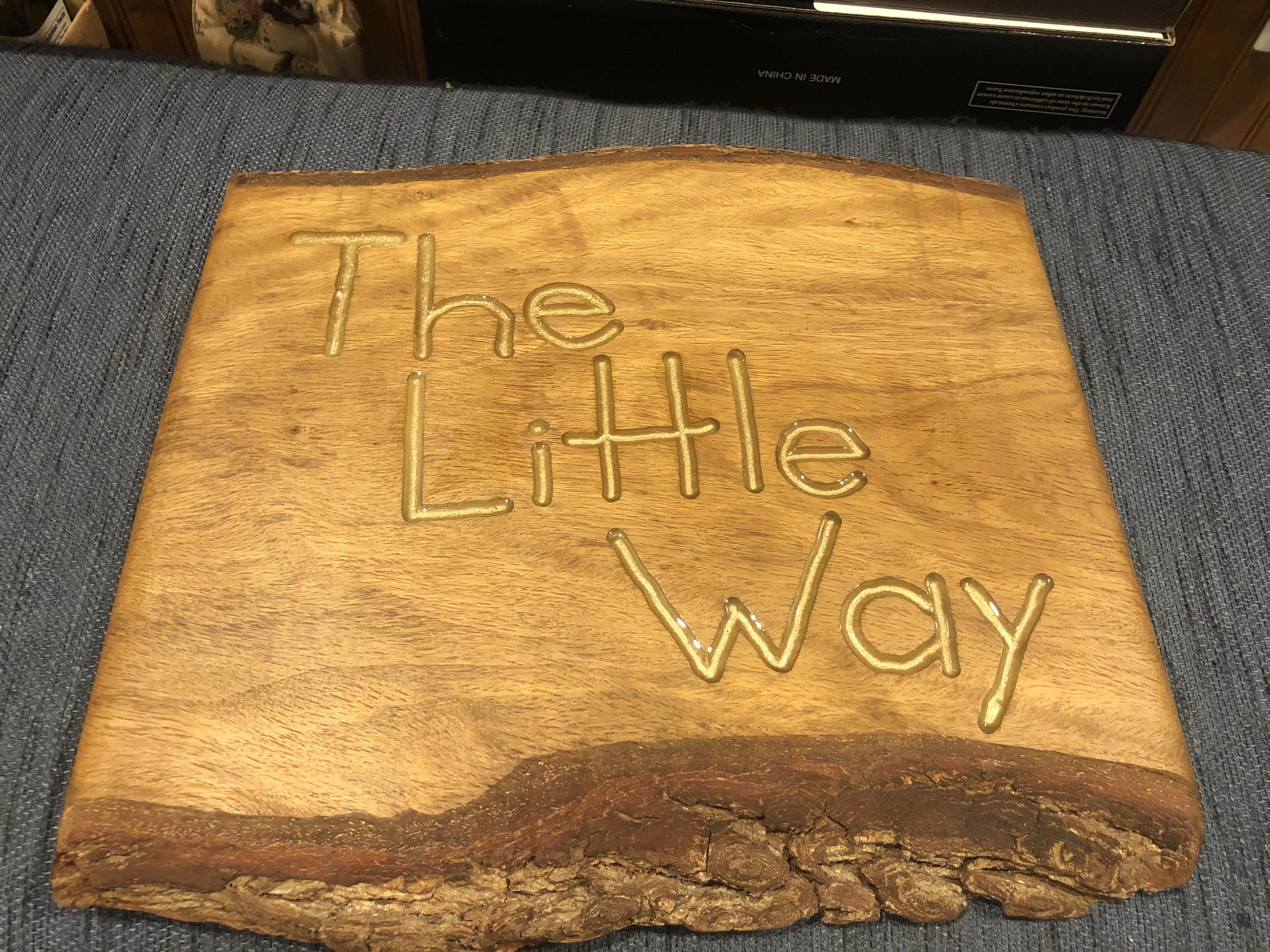 Custom engraved wooden sign